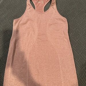 ZYIA Pink Fitted Sleeveless Tank Top